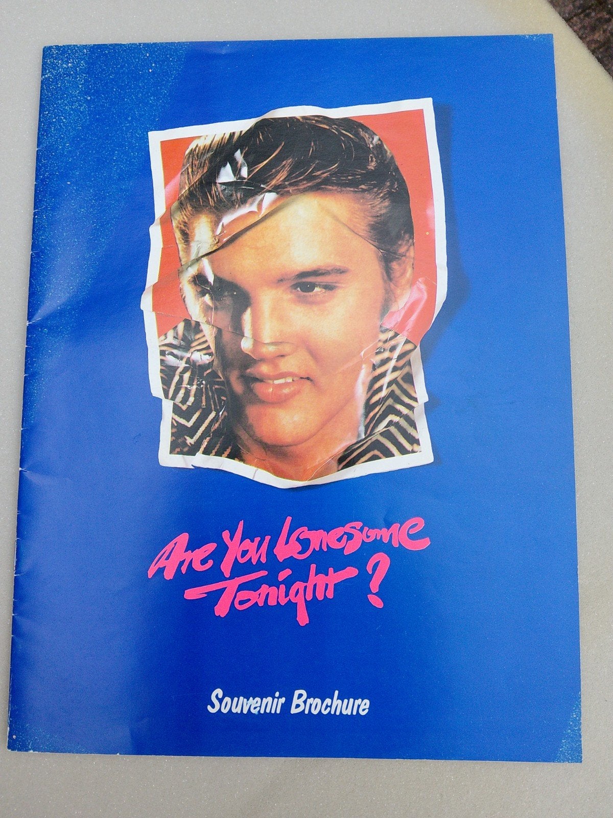 Elvis Presley 'Are You Lonesome Tonight?' Souvenir Brochure, Ophalen of Verzenden, Gelezen, Artiest, Alan Bleasdale