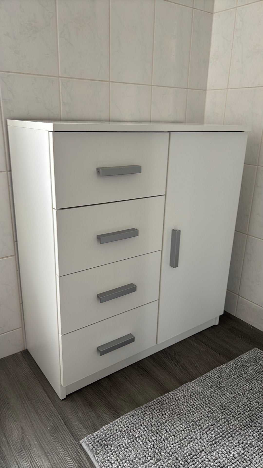 Badkamer ladekast, Huis en Inrichting, Kasten | Ladekasten, Ophalen, 50 tot 100 cm, Zo goed als nieuw, 3 of 4 laden