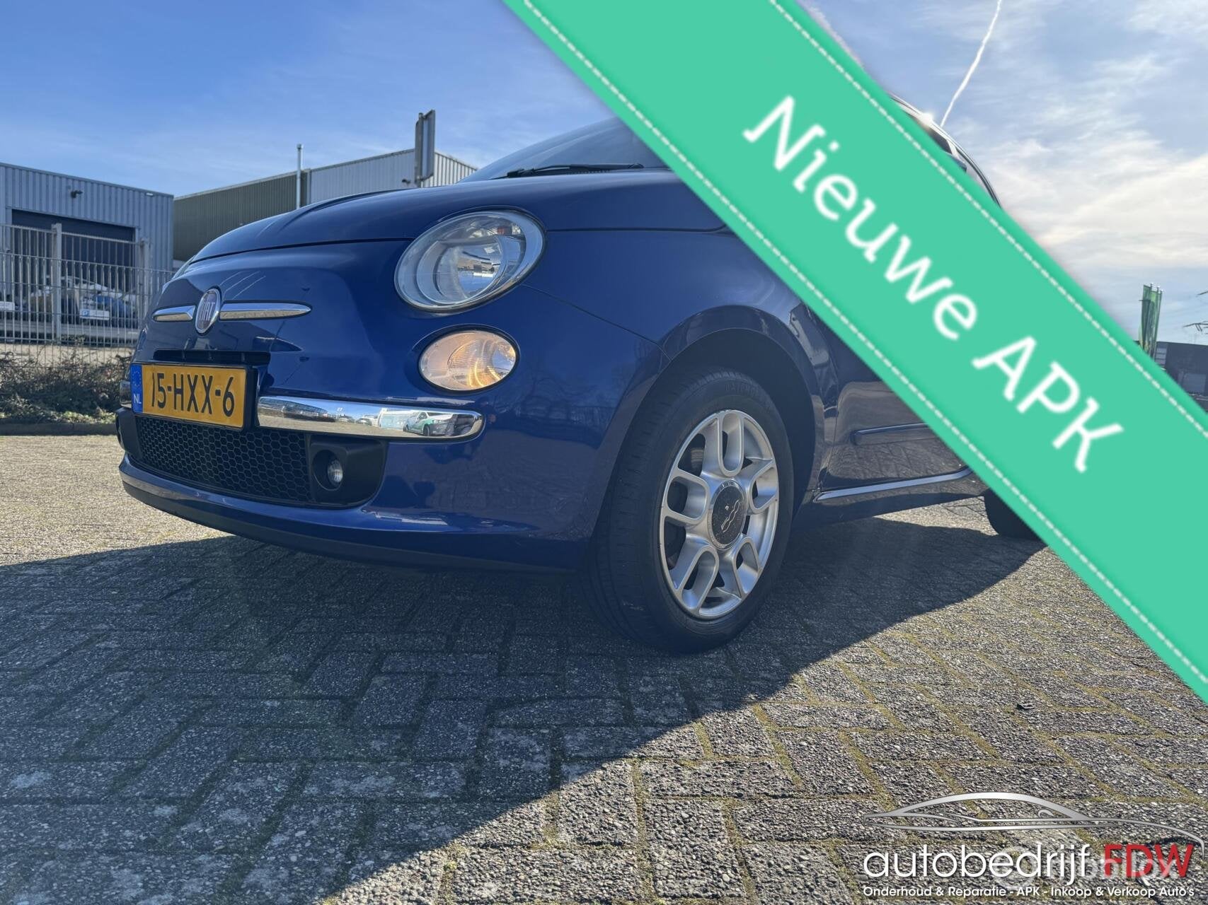 Fiat 500 1.4-16V Sport 100HP/NAP/AIRCO/LM VELGEN/LEER/, Voorwielaandrijving, Euro 5, 101 pk, Gebruikt