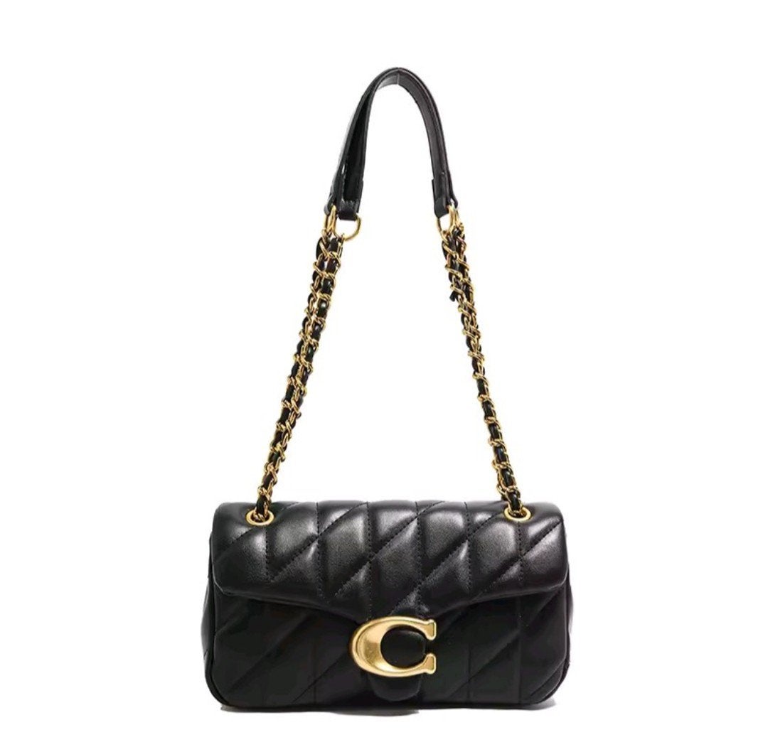 Coach bag, Ophalen of Verzenden, Zo goed als nieuw, Zwart, Schoudertasje
