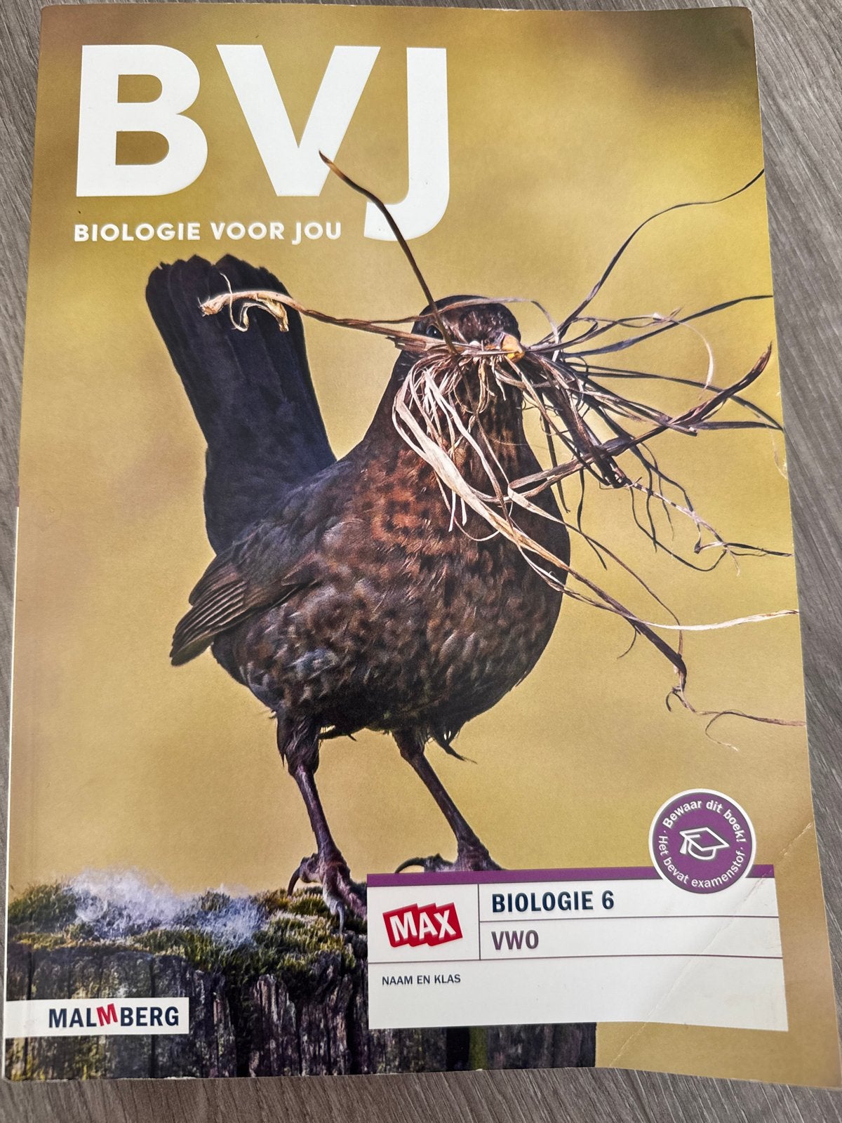 BVJ Biologie voor jou 6 VWO Malmberg, Ophalen of Verzenden, Gelezen, VWO, Biologie