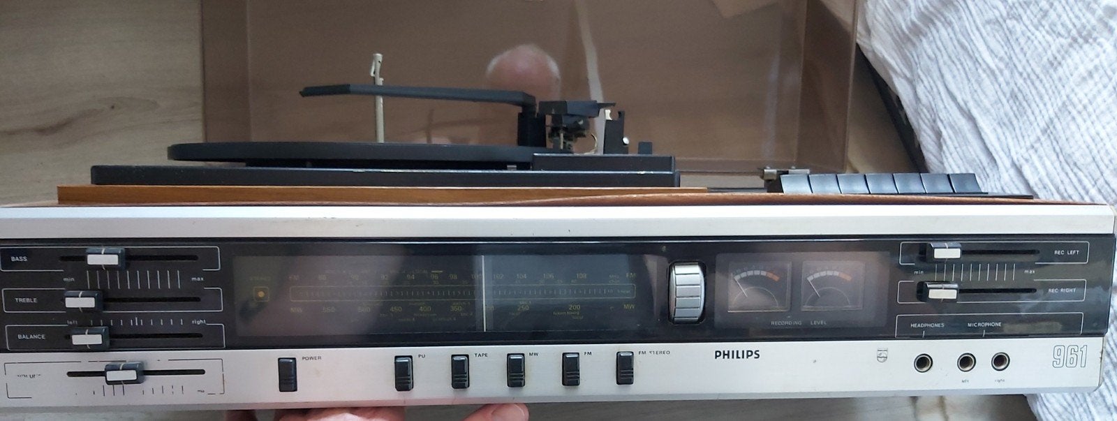 Retro Philips Muziekcombinatie, Ophalen, Gebruikt, Tuner of Radio, Philips