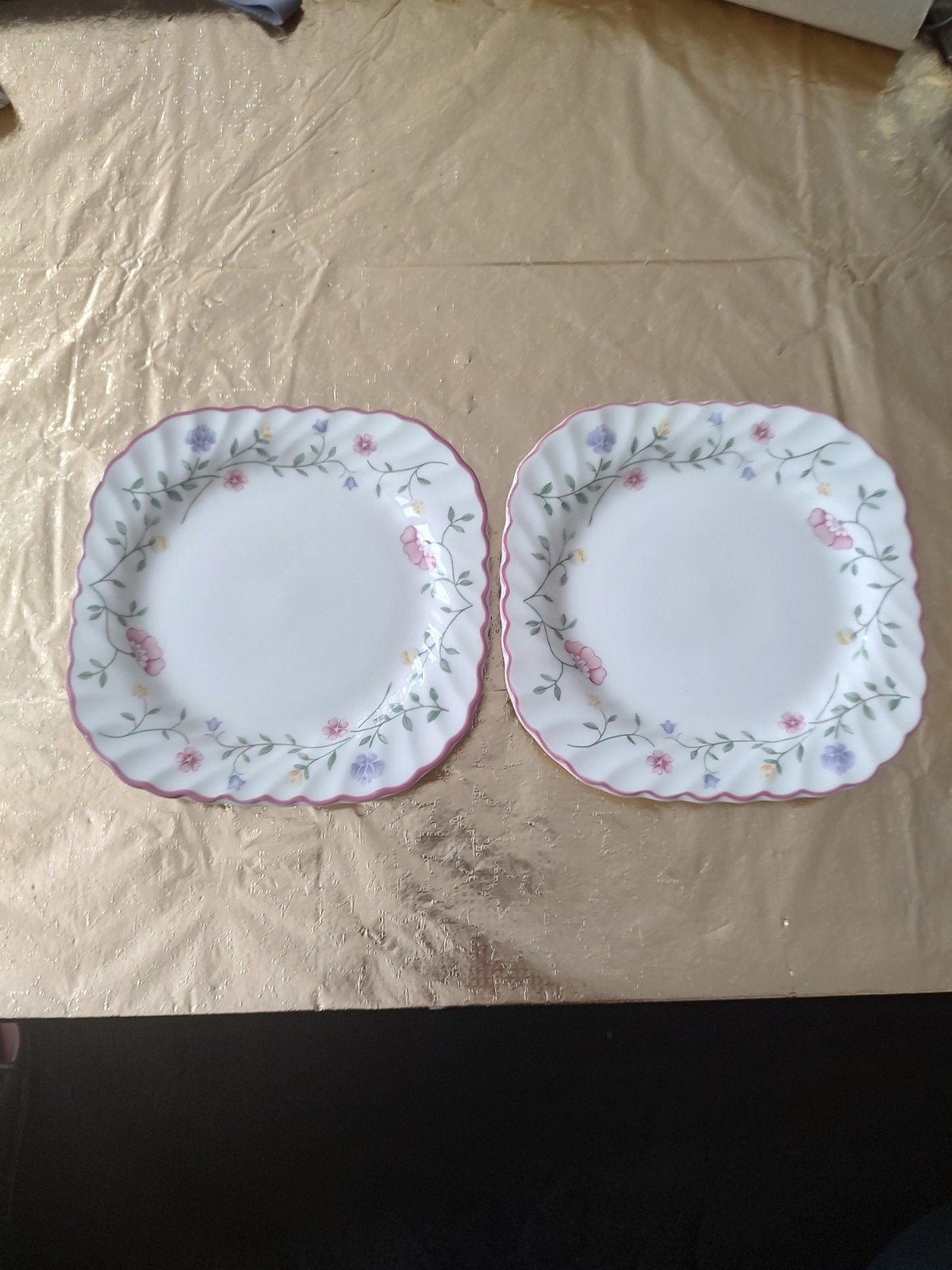 Johnson Brothers Summer Chintz borden - Vintage servies, Overige merken, Keramiek, Vintage, Ophalen of Verzenden
