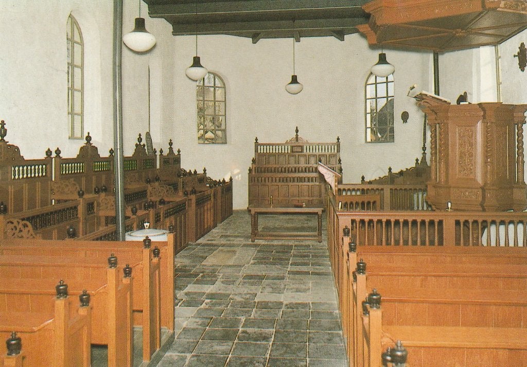 VISVLIET Ned. Herv. Kerk Interieur, Verzamelen, Verzenden, 1980 tot heden, Ongelopen, Groningen