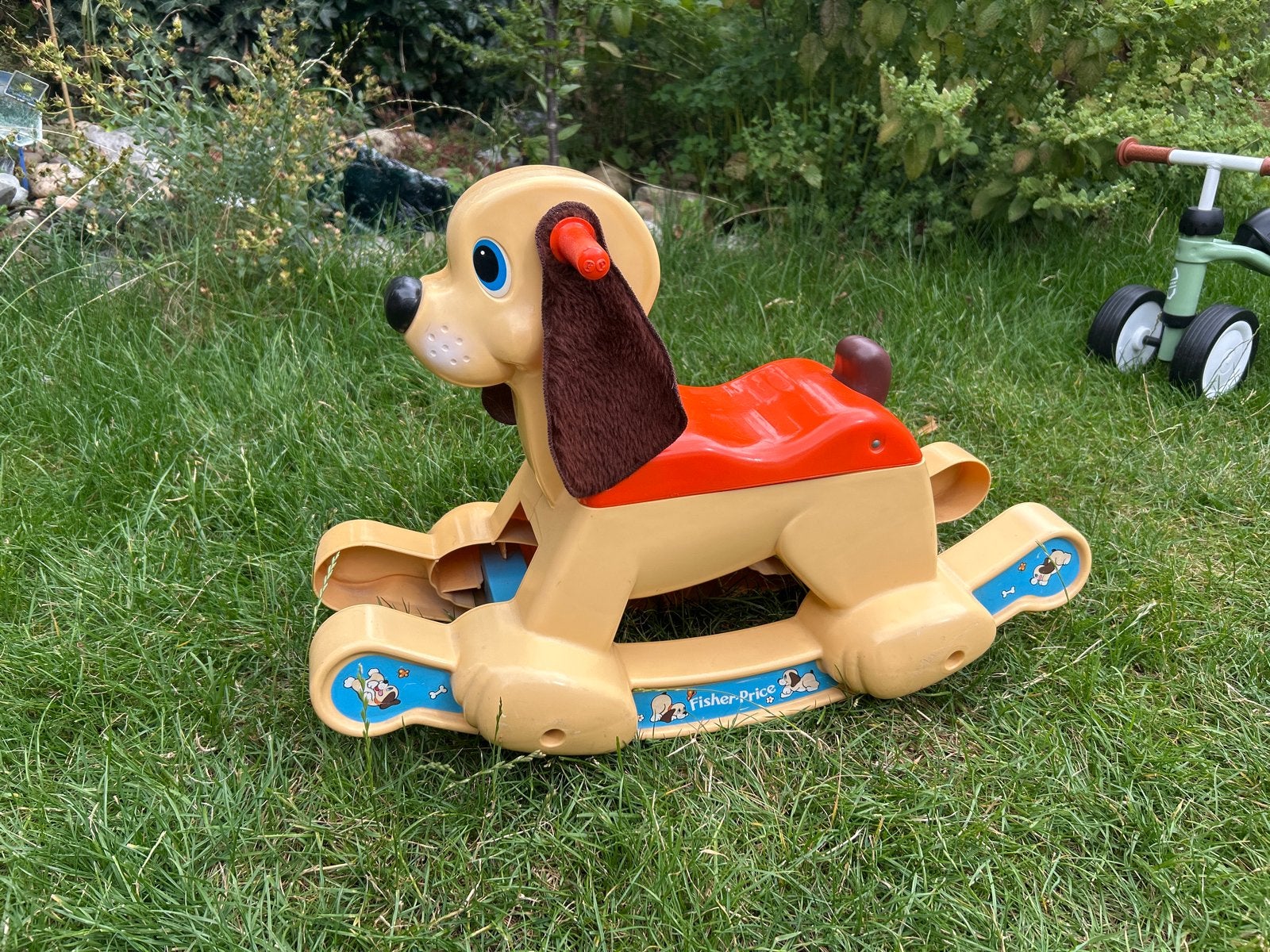 Vintage Fisher-Price Hobbelhond uit 1983 - Werkende Geluiden, Ophalen, Gebruikt, Overige typen, Met geluid