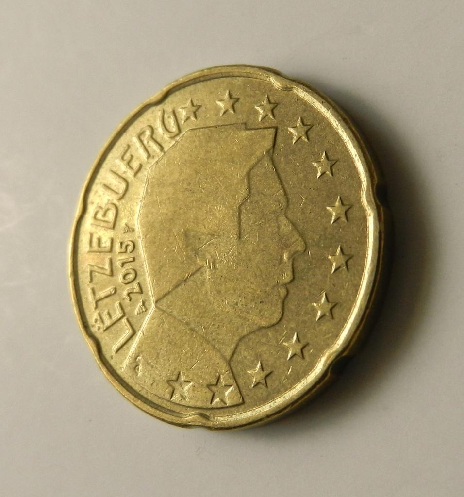 Luxemburg 20 eurocent 2015., Postzegels en Munten, Munten | Europa | Euromunten, Verzenden, Luxemburg, 20 cent, Losse munt
