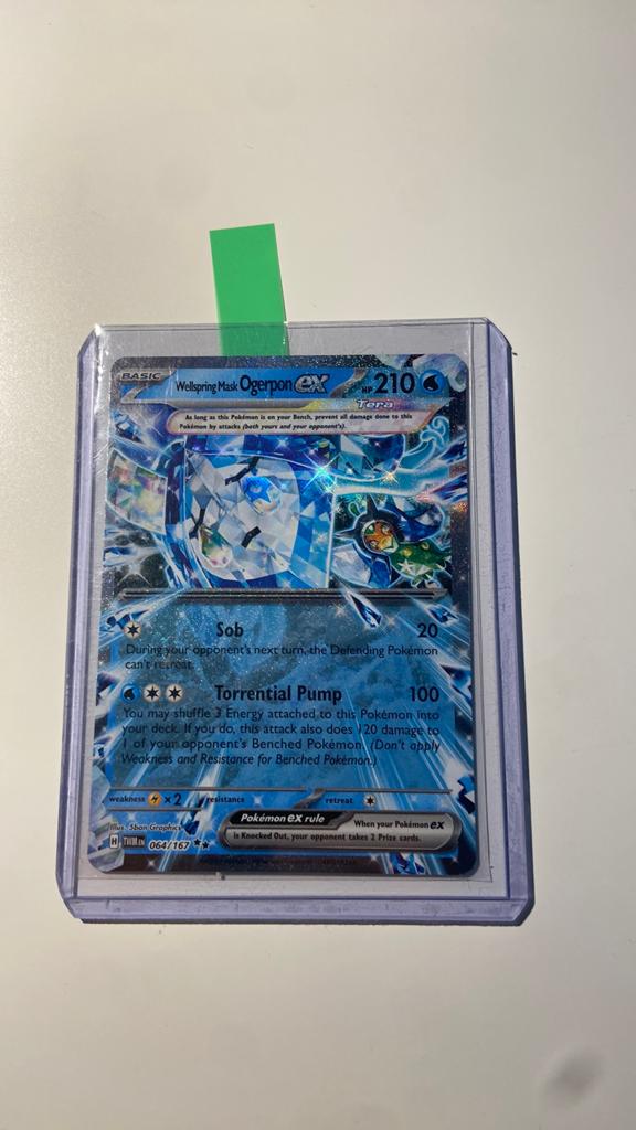 Wellspring mask ogerpon ex, Ophalen, Zo goed als nieuw, Losse kaart