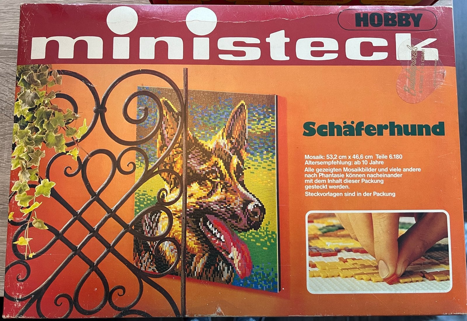 Vintage Ministeck Hobby Schäferhund / Duitse Herder, Ophalen of Verzenden, Zo goed als nieuw, Box-set