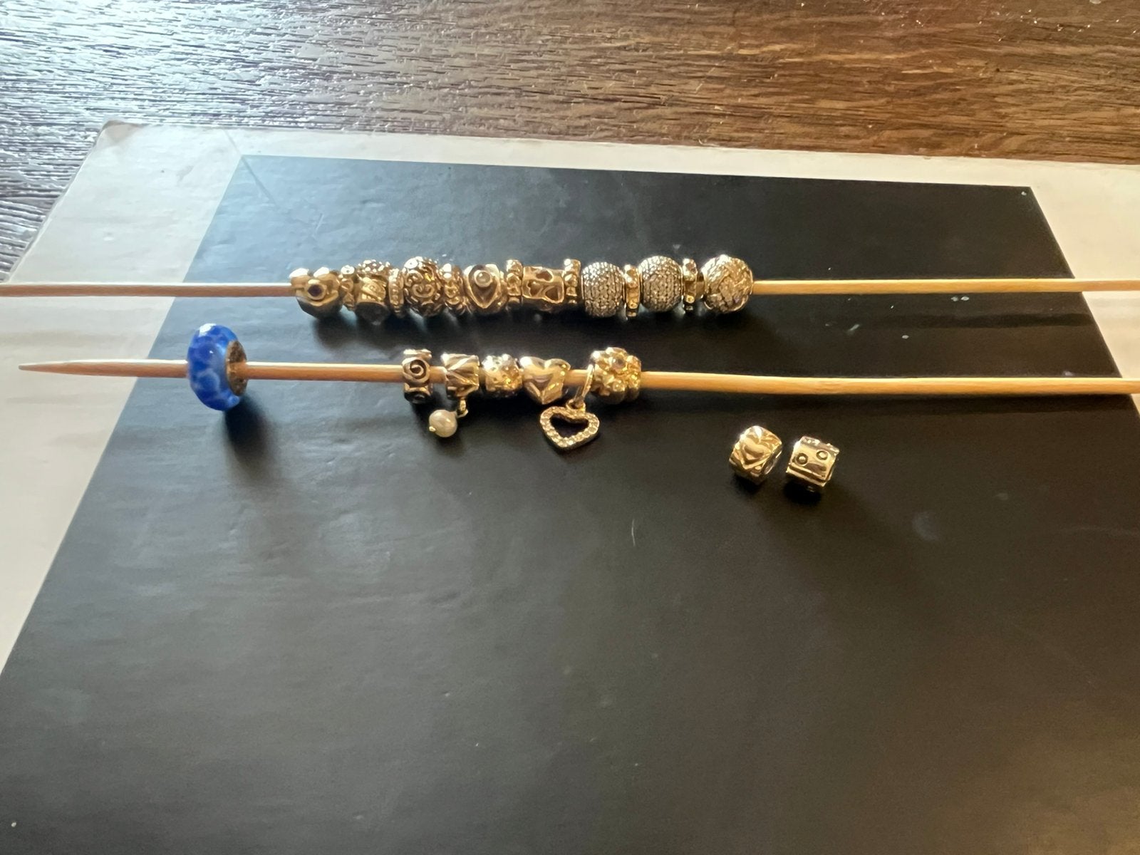 Pandora 14krt gouden bedels zeldzaam., Ophalen of Verzenden, Zo goed als nieuw, Goud, Pandora