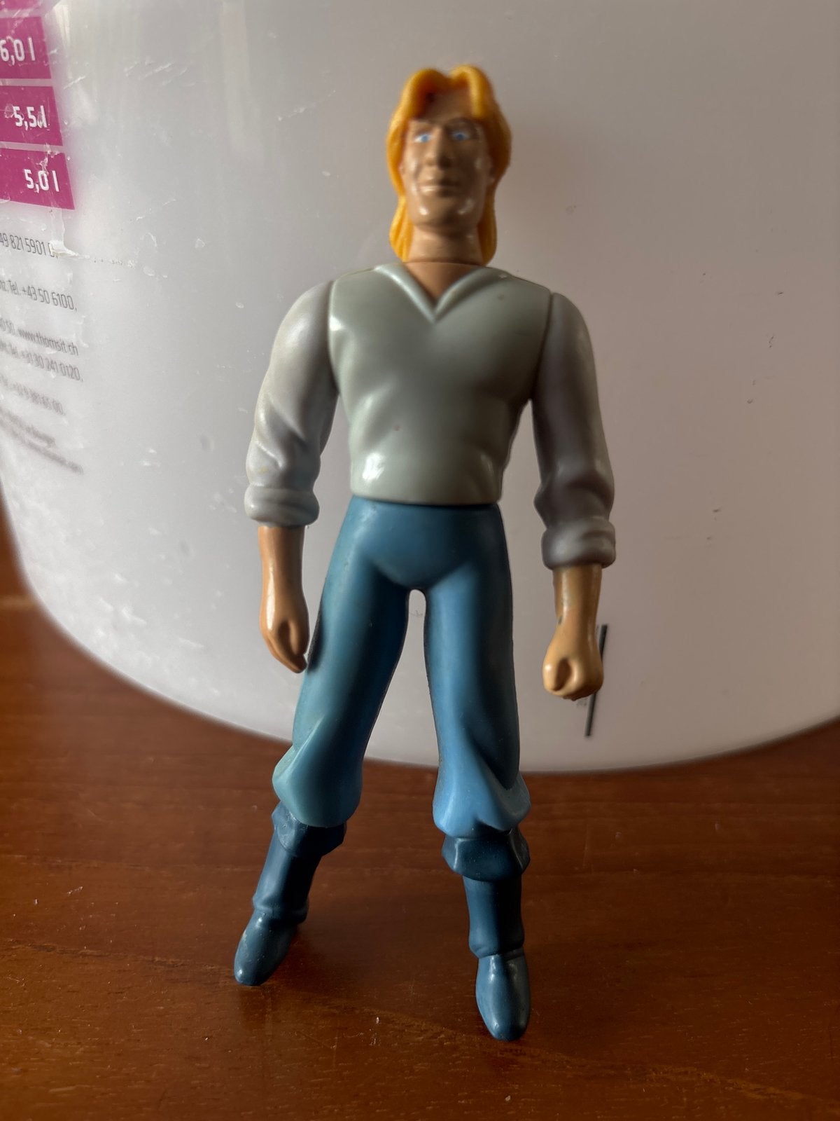 Vintage Disney Prins Erik actiefiguur - De Kleine Zeemeermin, Ophalen of Verzenden, Gebruikt