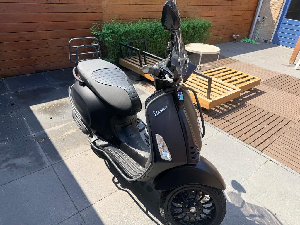 Vespa sprint 2019 matt notte zwart, Ophalen, Vespa S, Zo goed als nieuw, Benzine