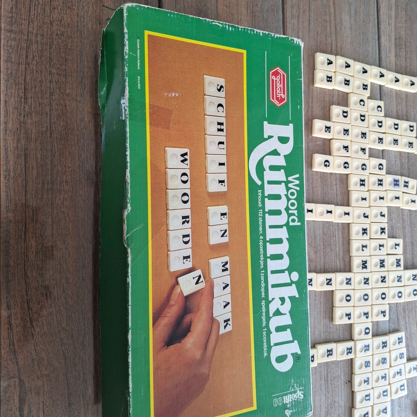 Goliath Woord Rummikub Spel - Schrijf en Maak Woorden, Drie of vier spelers, Ophalen of Verzenden, Gebruikt, Goliath