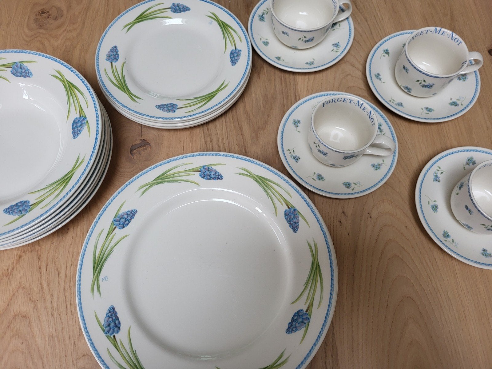 Royal Stafford Marjolein Bastin Forget-me-not servies, Ophalen, Gebruikt, Overige merken, Landelijk/Boerenbont