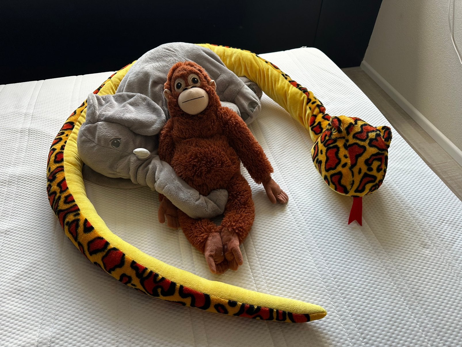 3 Grote knuffels, Gebruikt, Overige merken, Overige typen, Middelgroot (20 tot 80 cm)