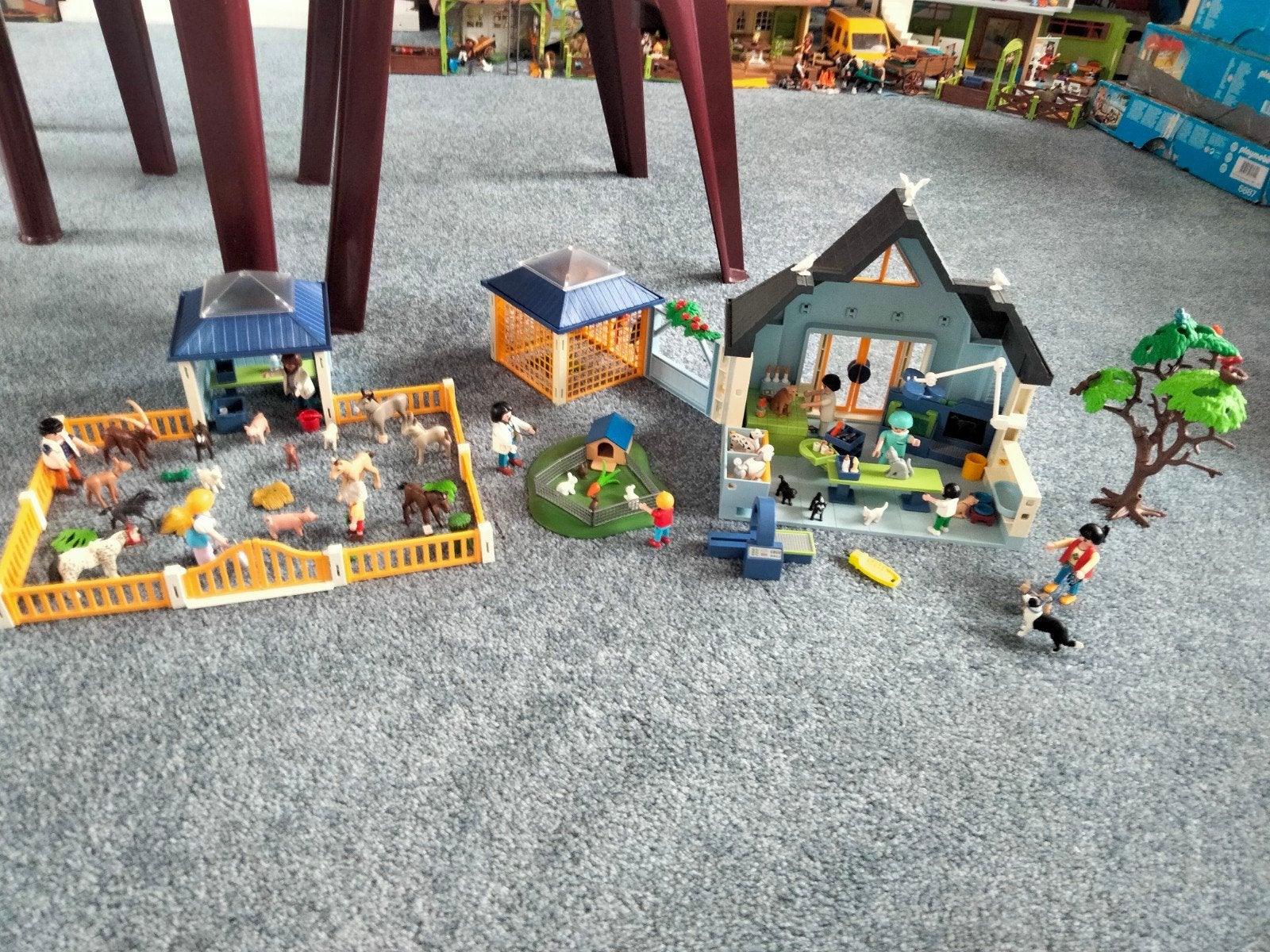 Zeer groot set van de dierenarts praktijk van Playmobil., Ophalen of Verzenden