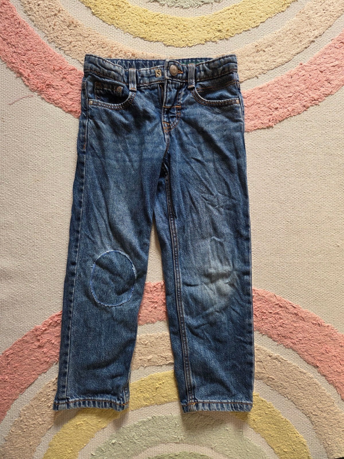 Loose jeans spijkerbroek Hema maat 110
Hersteld gat op knie,, Kinderen en Baby's, Kinderkleding | Maat 110, Broek, Gebruikt, Ophalen of Verzenden