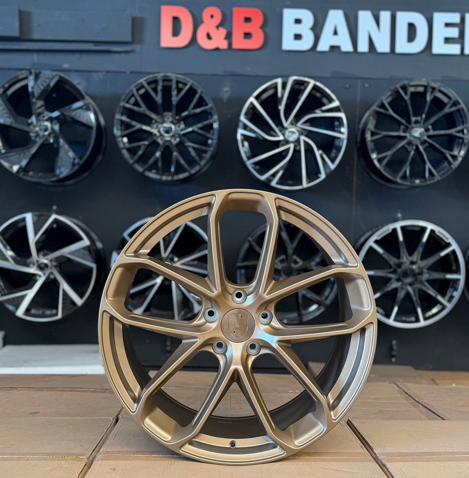 22 inch turbo gt look velgen 5x130 Porsche cayenne coupe, Velg(en), 285 mm, Nieuw, Overige maten