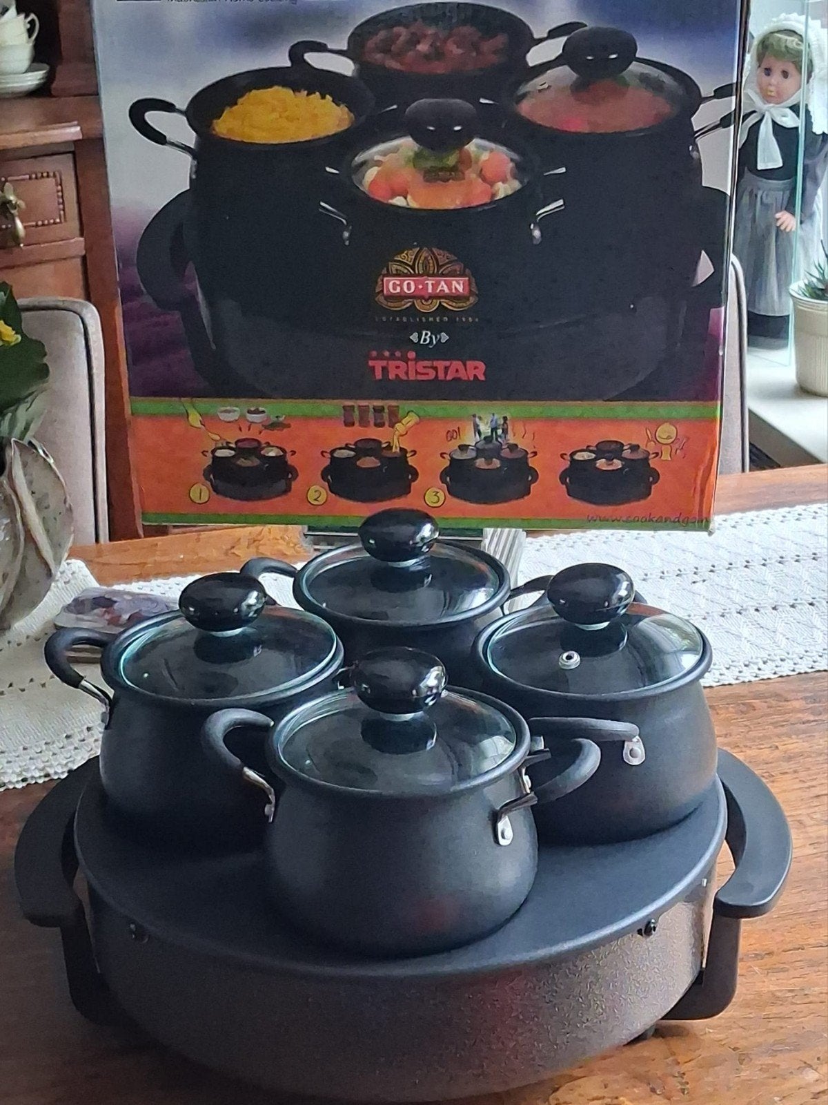 nieuw wokset met 4 pannetjes, Ophalen of Verzenden, Nieuw