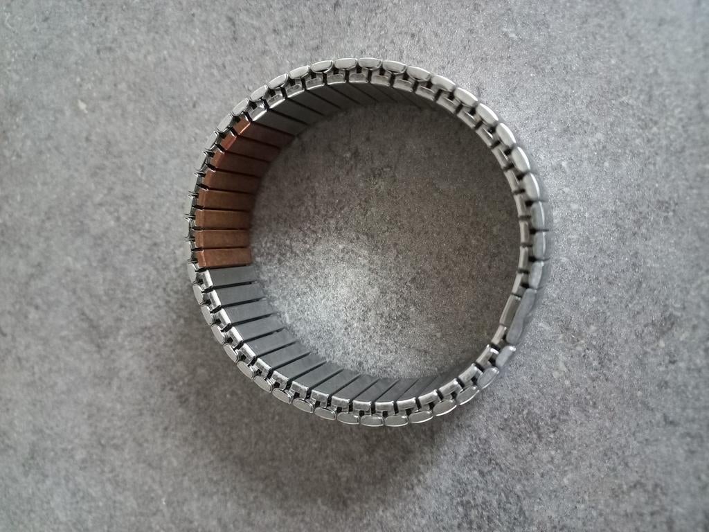 Energetix flexi armband met koper, Sieraden, Tassen en Uiterlijk, Armbanden, Ophalen of Verzenden, Zo goed als nieuw, Zilver