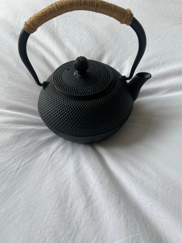Gietijzeren theepot, zwart, Gebruikt, Zwart, Metaal, Overige merken