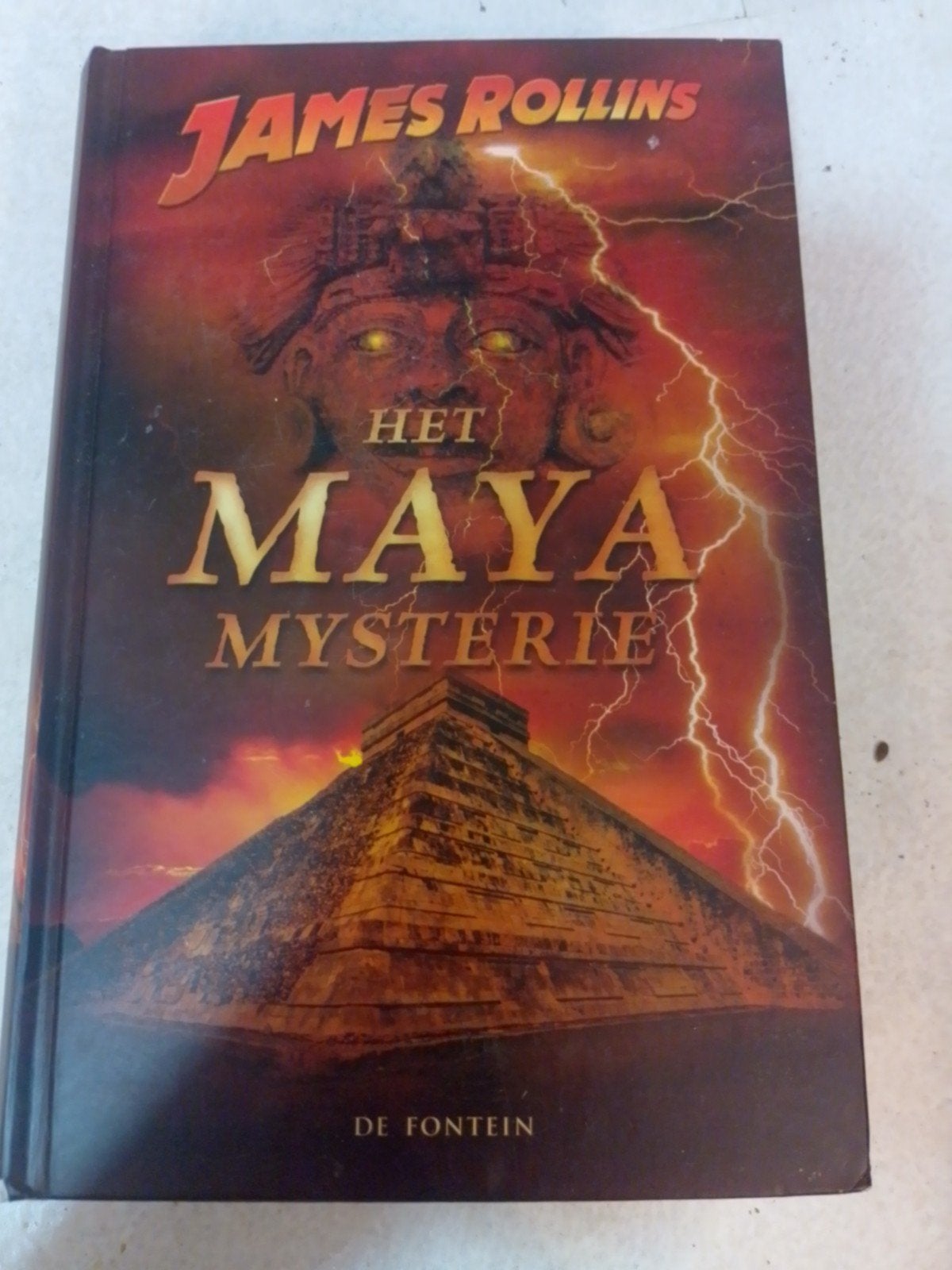 James Rollins - Het Maya Mysterie (Hardcover), Boeken, Ophalen of Verzenden, Gelezen, James Rollins, Nederland
