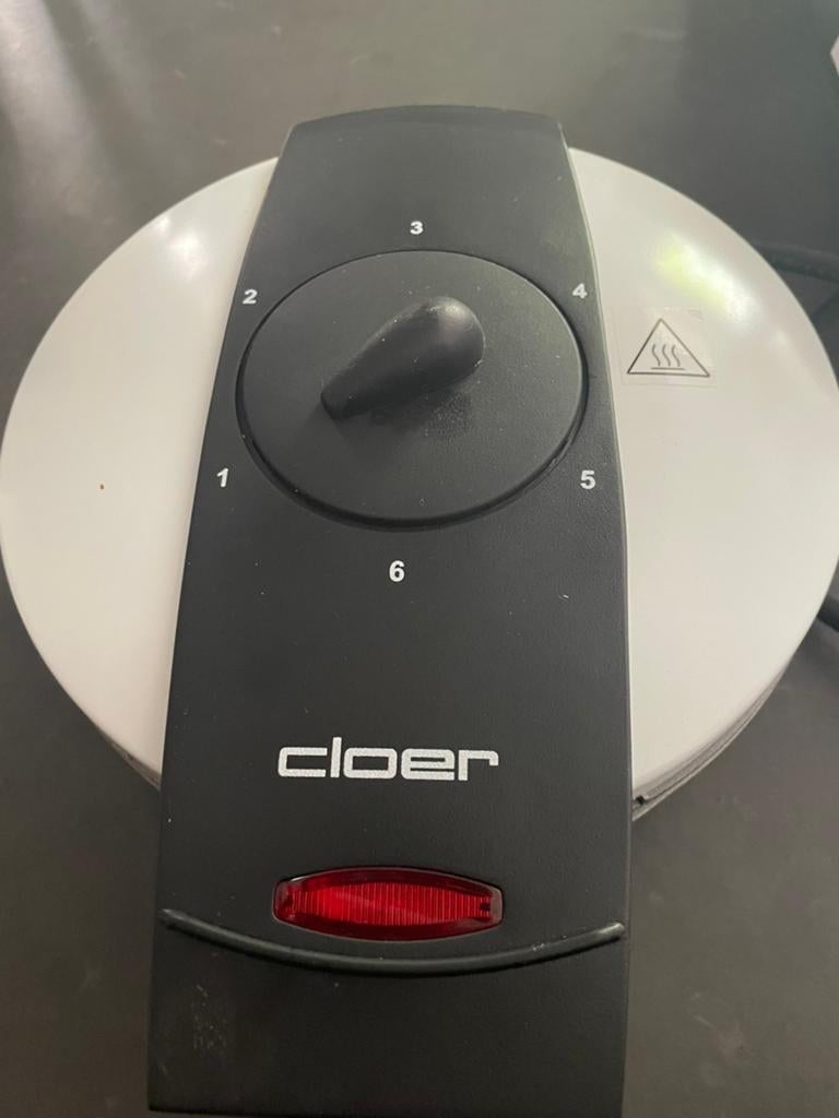 Cloer wafelijzer - zo goed als nieuw, Ophalen of Verzenden, Zo goed als nieuw