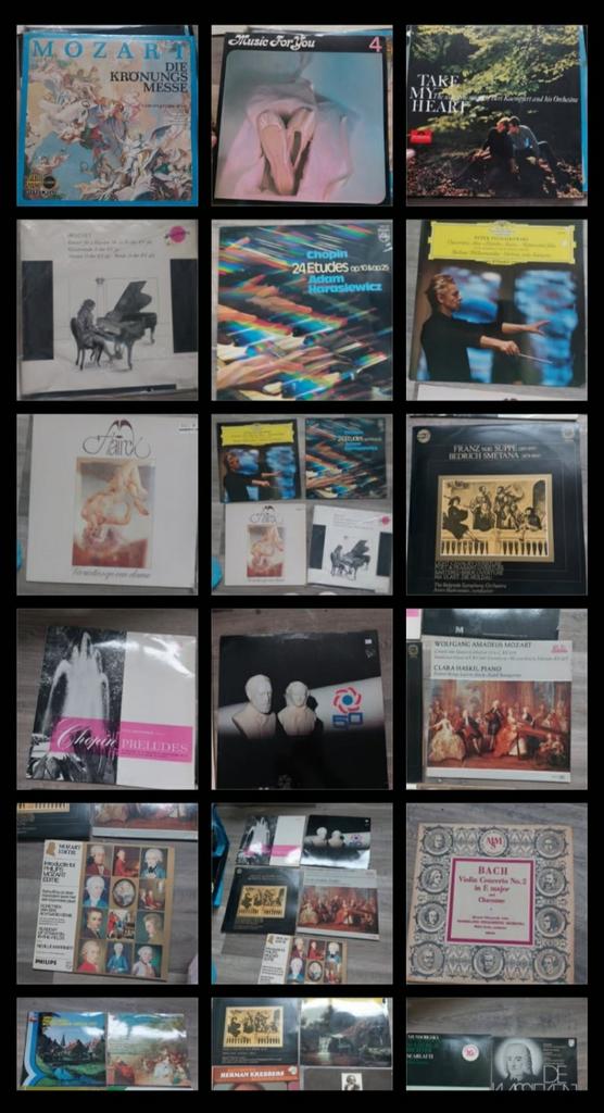 Grote collectie klassieke muziek vinyl platen, Ophalen, Classicisme, Gebruikt, Overige typen