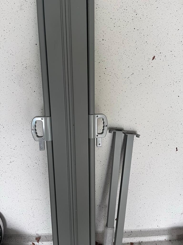 Uitschuifbaar windscherm met poten, Caravans en Kamperen, Ophalen, Uittrekbaar, Gebruikt