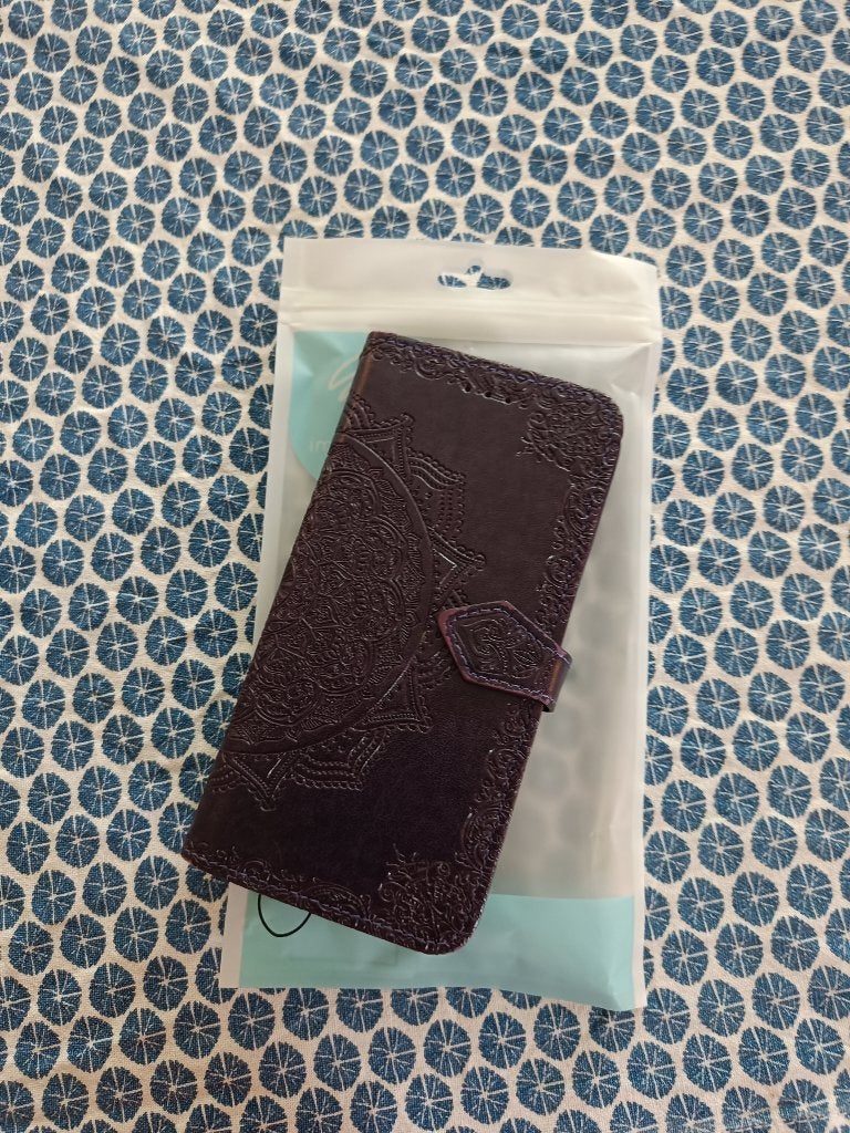 Telefoonhoesje OnePlus Nord2 5g, Paars, Kaarthouder, Overige merken, Magnetische sluiting