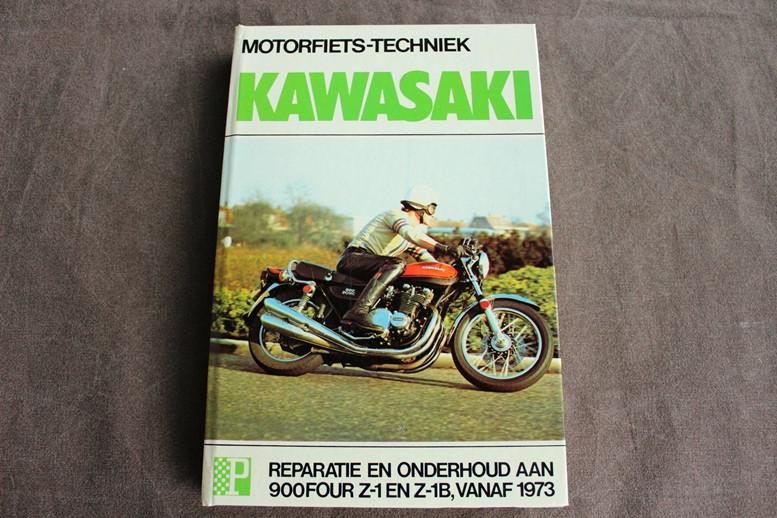 KAWASAKI Z1 Z -1B vanaf 1973 - 1975 900 fours werkplaatsboek, Ophalen of Verzenden, Kawasaki