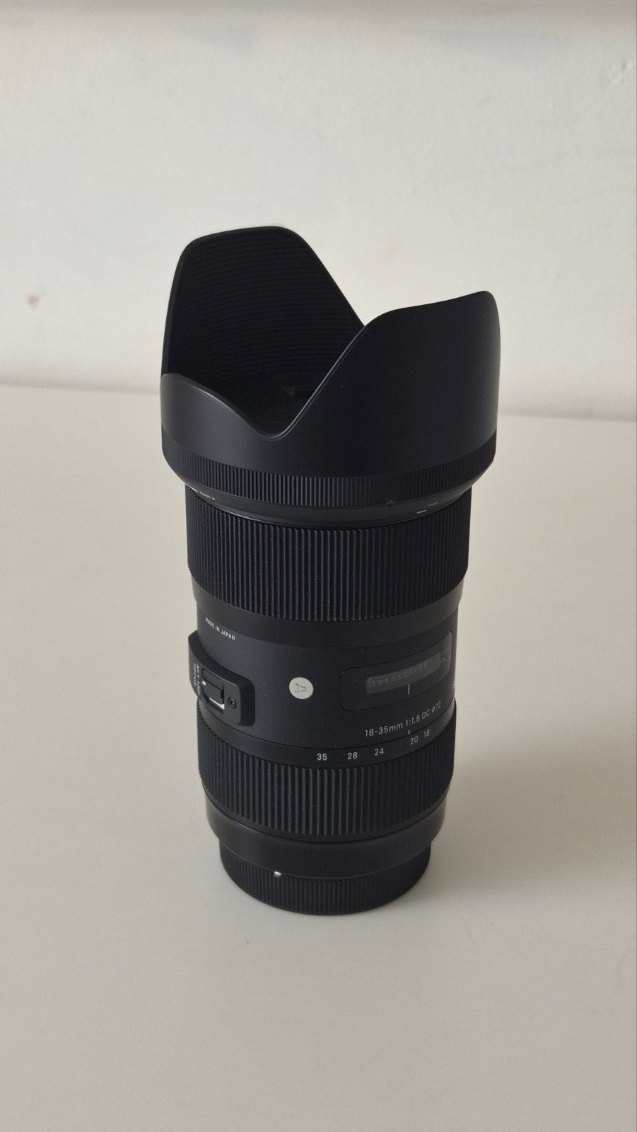 Sigma 18-35mm F1.8 DC Art Lens (Canon EF-S), Sigma, Zo goed als nieuw, Groothoeklens, Ophalen of Verzenden