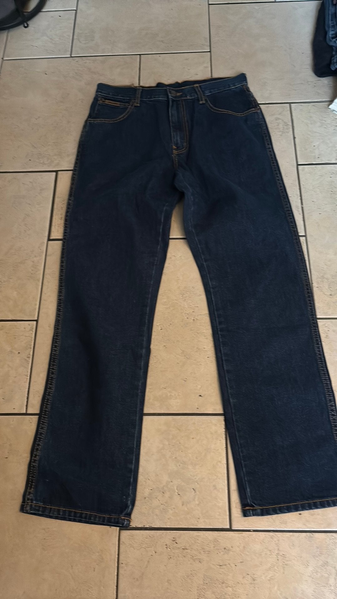 spijkerbroek wrangler darkstone  jeans w 32 l 30, Ophalen of Verzenden, Zo goed als nieuw, Blauw, W32 (confectie 46) of kleiner