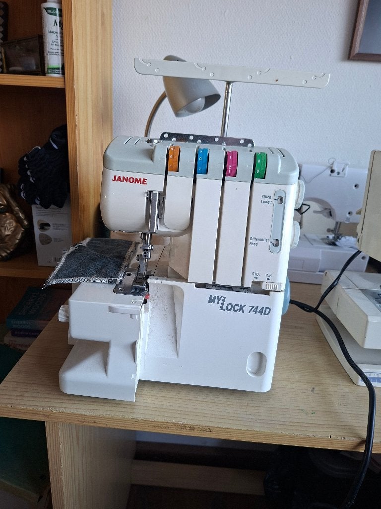 Janome My Lock 744D, Ophalen, Gebruikt