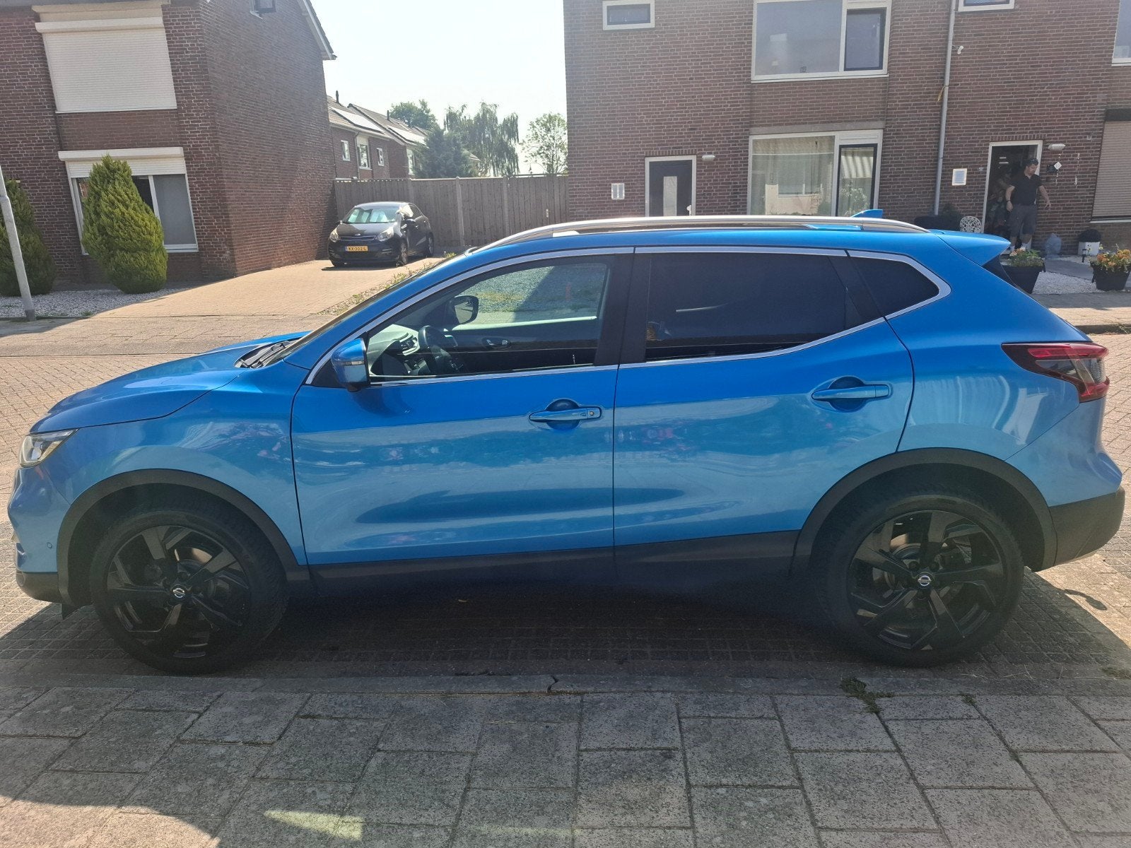 Nissan Qashqai Tekna+1.2 Dig-t 85KW 2WD 2018 Blauw, Auto's, Voorwielaandrijving, 4 cilinders, Blauw, Origineel Nederlands