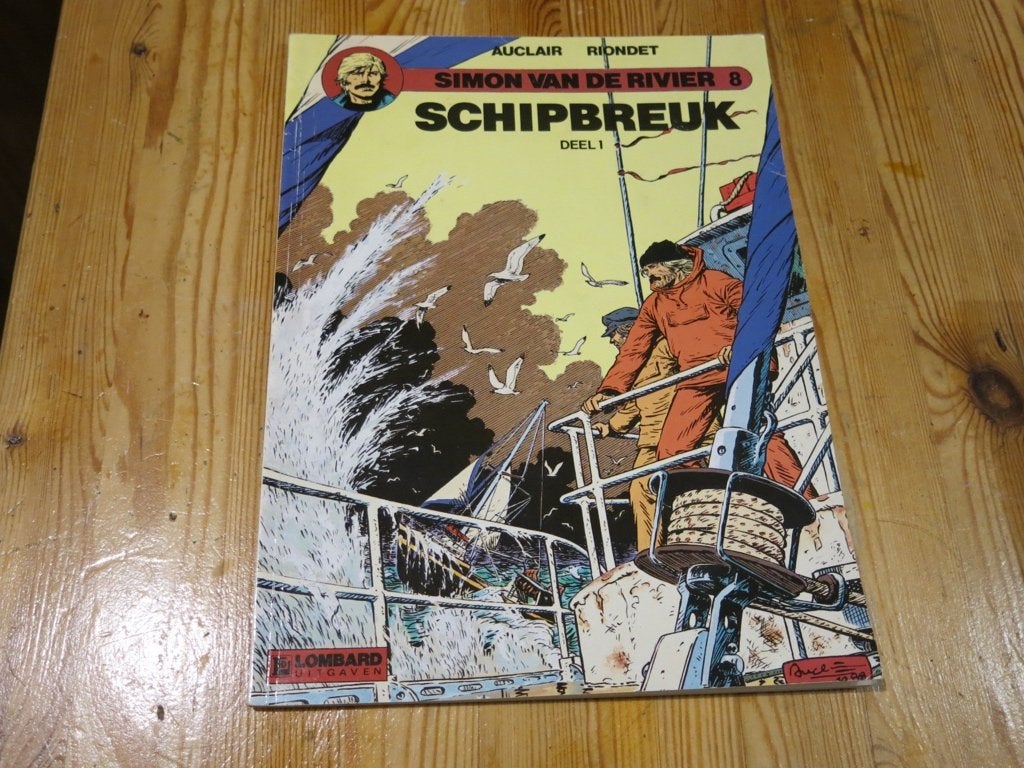 Simon van de rivier - 8 Schipbreuk deel 1, Eén stripboek, Ophalen of Verzenden, Zo goed als nieuw