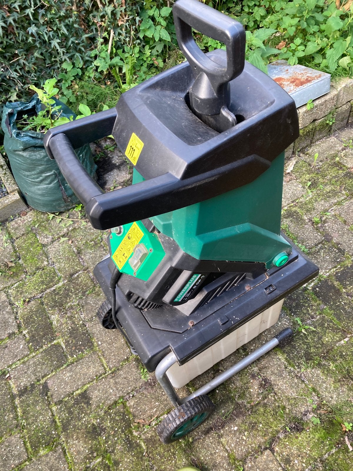 Powerplus hakselaar POW 6451, Tuin en Terras, Ophalen of Verzenden, Gebruikt