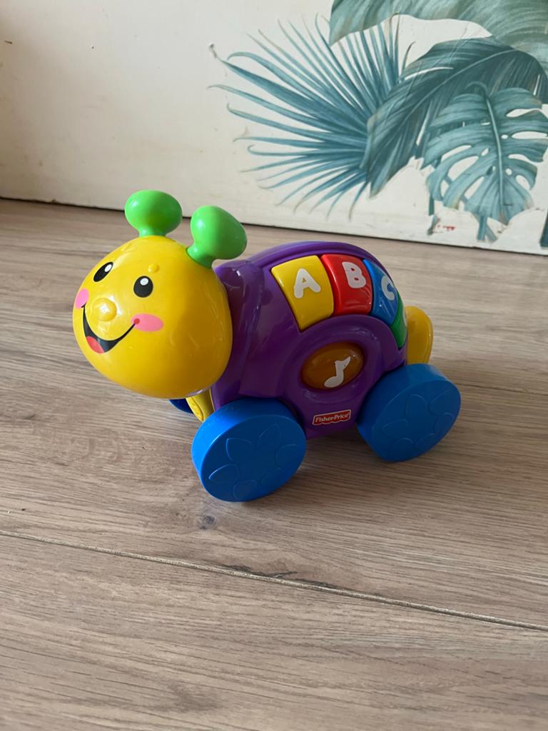 Fisher price baby speelgoed schildpad, Ophalen of Verzenden, Gebruikt, Duw- of Trekspeelgoed