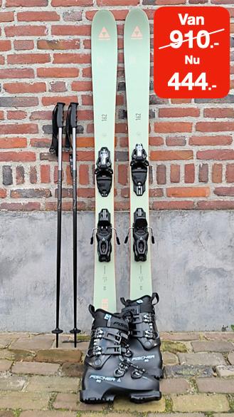 Nieuwe Fischer ski's + schoenen van 910.- voor 444.-, 160 tot 180 cm, Fischer, Nieuw, Ophalen of Verzenden