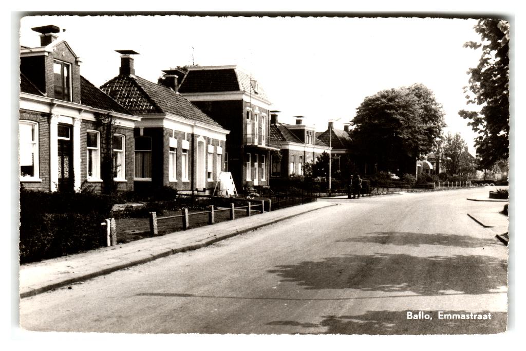 Baflo, Emmastraat, Verzamelen, Verzenden, 1960 tot 1980, Ongelopen, Groningen