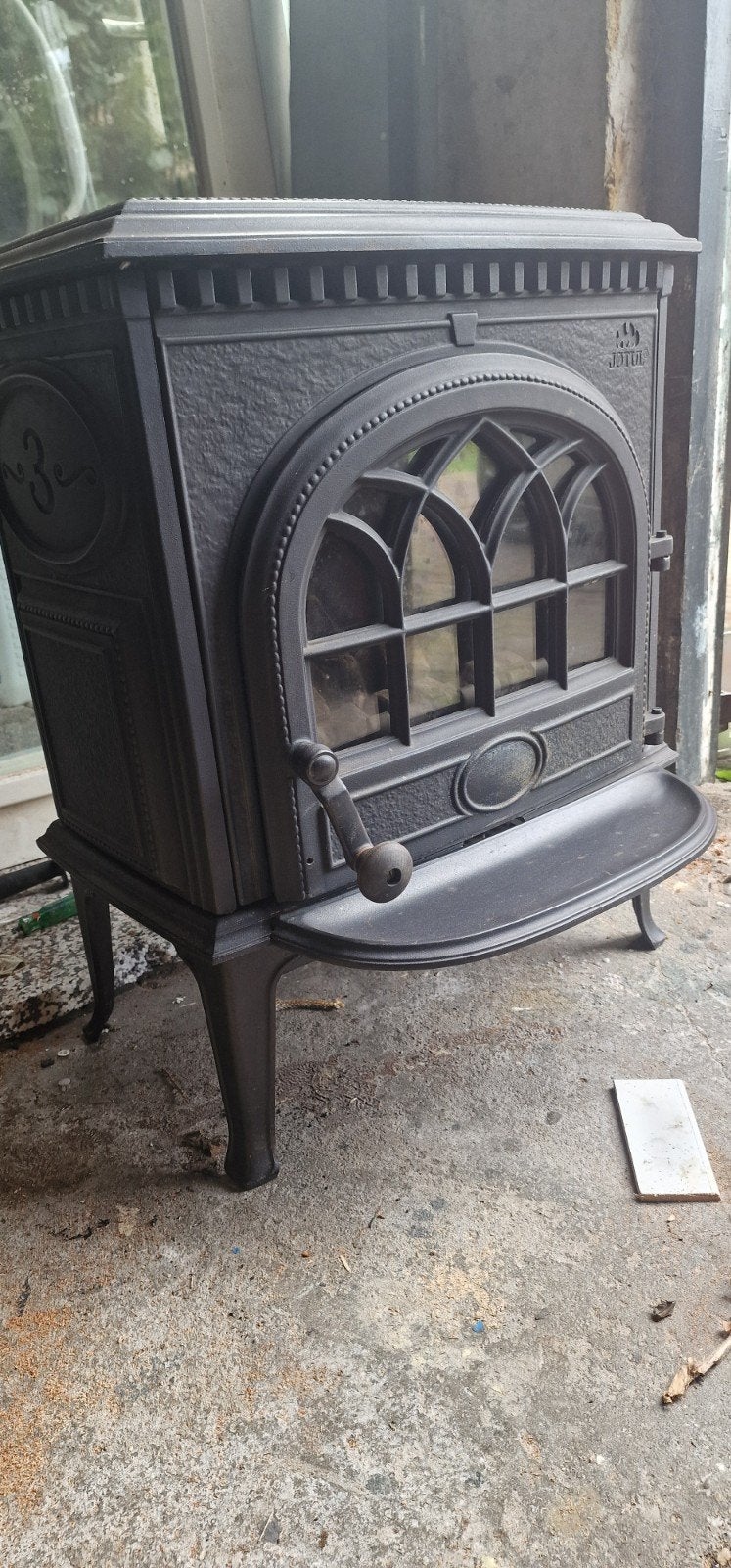 Jotul F3 gaskachel - onderdelen voor houtkachel, Huis en Inrichting, Ophalen, Gebruikt, Gas, Vrijstaand