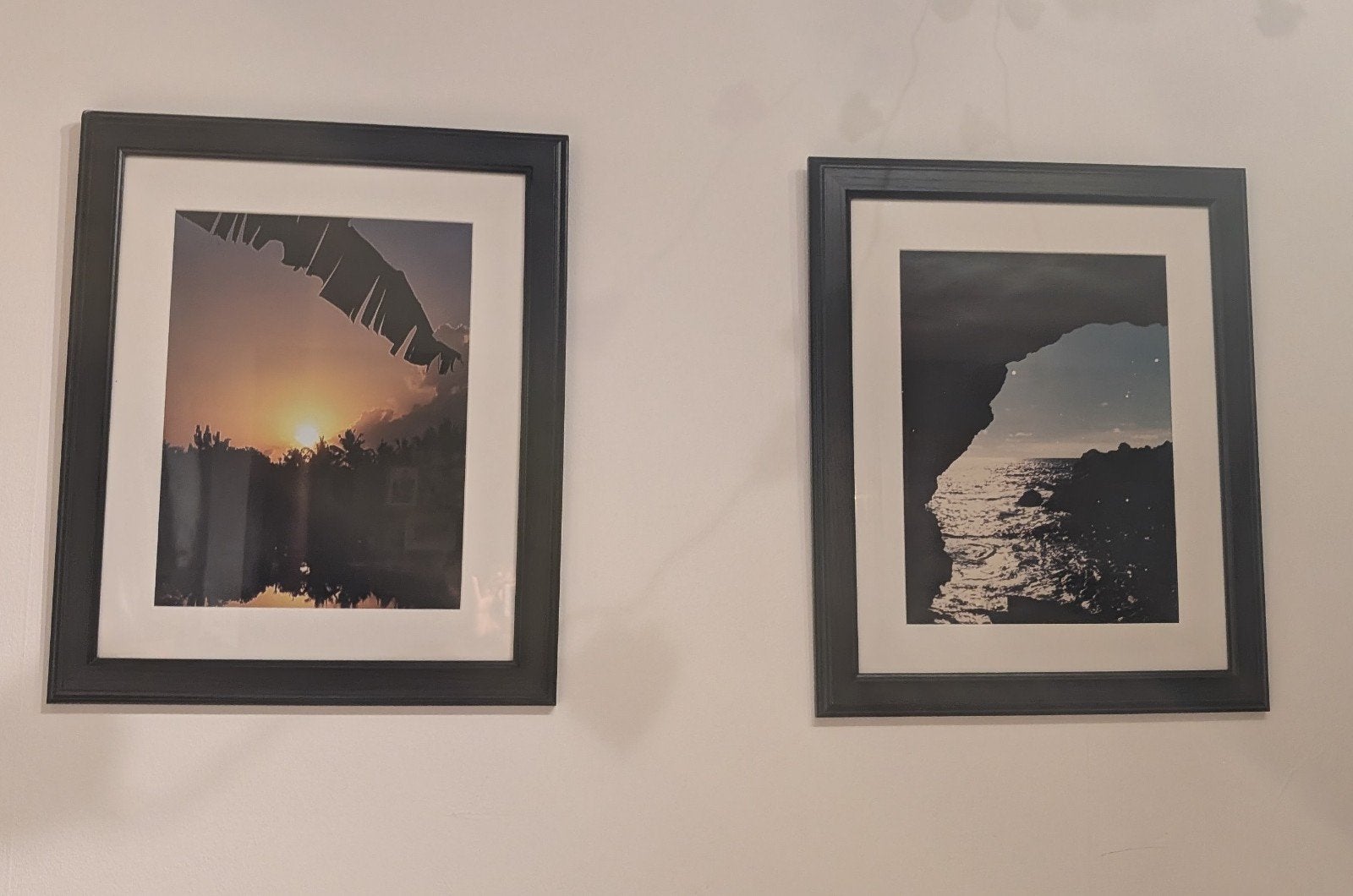 Ikea Virserum fotolijsten 58x48 cm bruinzwart (2 stuks), Huis en Inrichting, Woonaccessoires | Lijsten, Ophalen, Bruin, Gebruikt