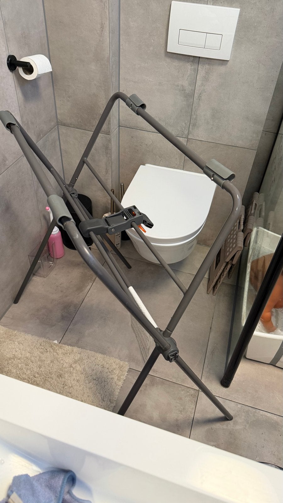 Stokke flexi bath Badstandaard voor babybadje, Kinderen en Baby's, Badjes en Verzorging, Gebruikt, Badje, Standaard, Ophalen