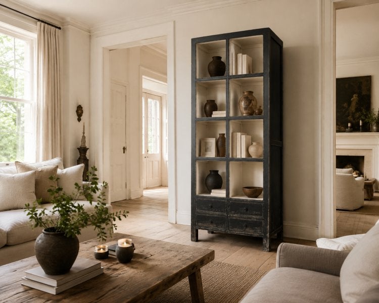 Boekenkast / Vakkenkast landelijke stijl shabby chic, Huis en Inrichting, Kasten | Boekenkasten, 200 cm of meer, Nieuw, Landelijk