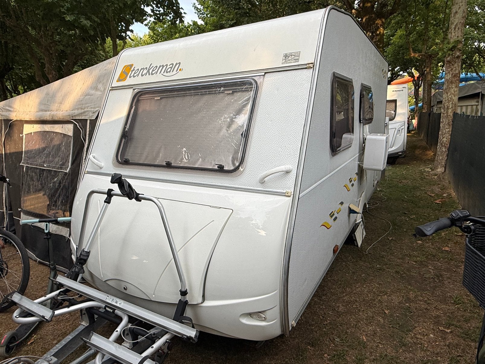 Keurige Sterckeman Starlet 445, Stapelbed, voortent, 4pers, Caravans en Kamperen, Caravans, Dwarsbed, Standaardzit, Sterckeman