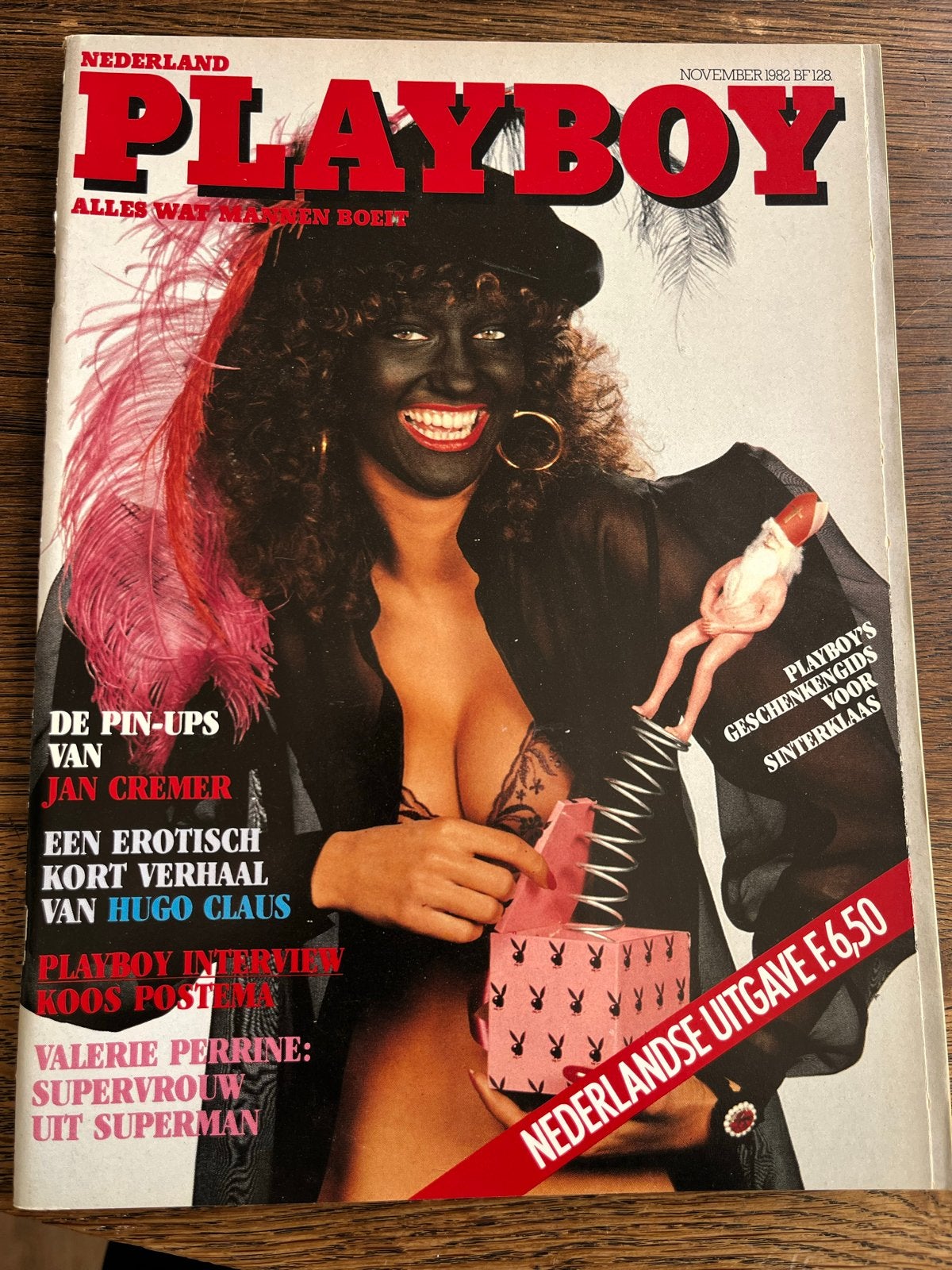 Playboy Nederland November 1982 - Zeldzaam exemplaar, Ophalen of Verzenden, Gelezen, Overige typen