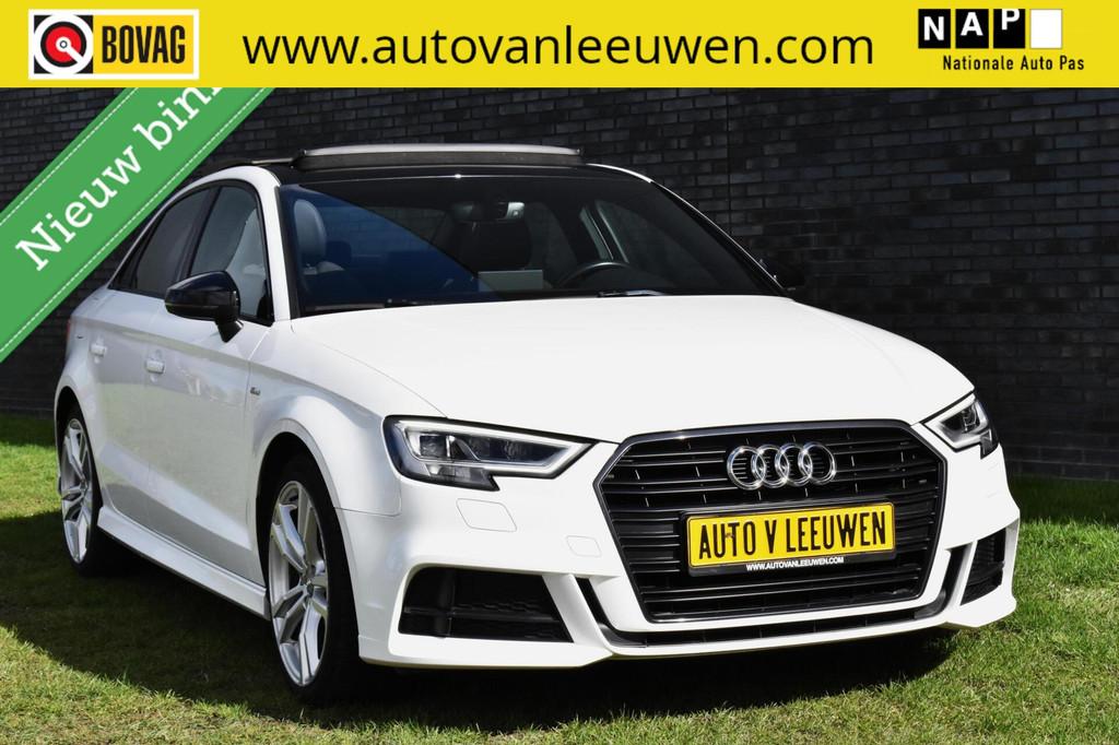 Audi A3 Limousine 35 TFSI S-LINE 3x PANORAMADAK/LED/PDC/CRUI, Euro 6, 4 cilinders, 150 pk, Wit