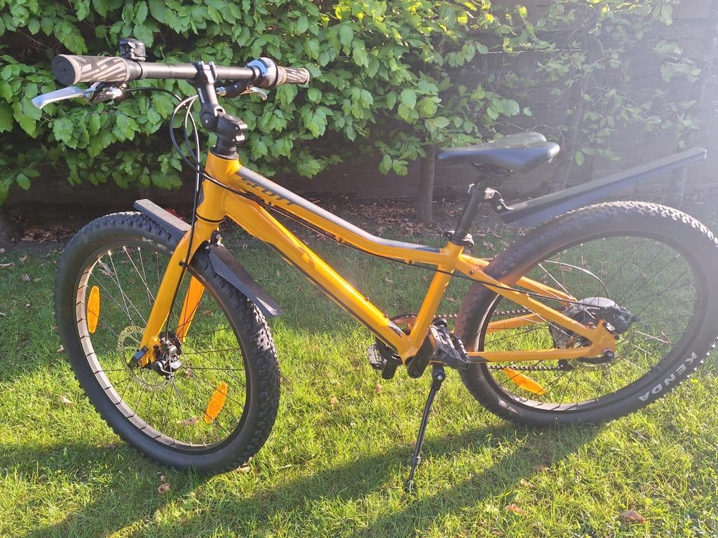 Kinder fiets Scott 24 inch, Fietsen en Brommers, Ophalen, Gebruikt, Staal, 24 inch of meer
