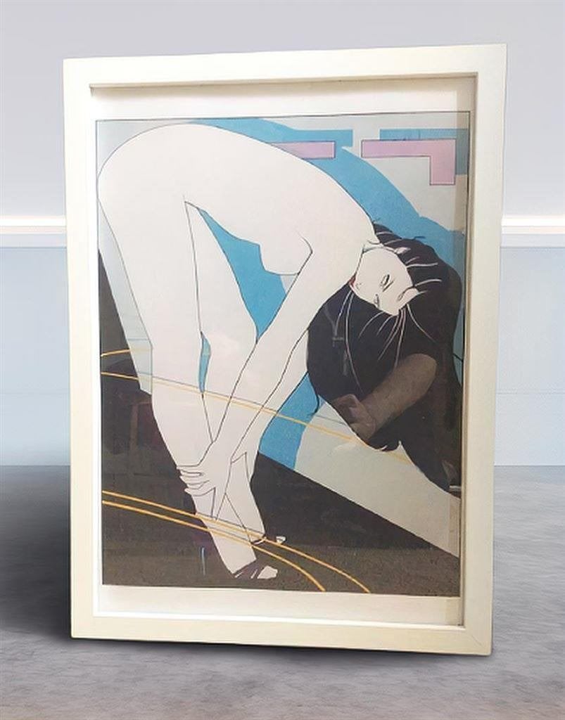 PATRICK NAGEL Sexy PIN UP Pop art Poster in Lijst, Verzenden, Nieuw, A1 t/m A3, Film en Tv