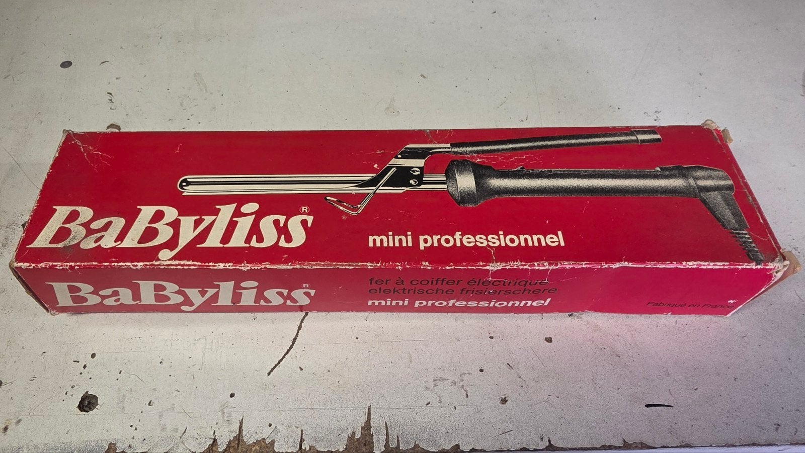 BaByliss Mini Professionnel Krultang - Vintage, Ophalen of Verzenden, Gebruikt, Krultang of Stijltang