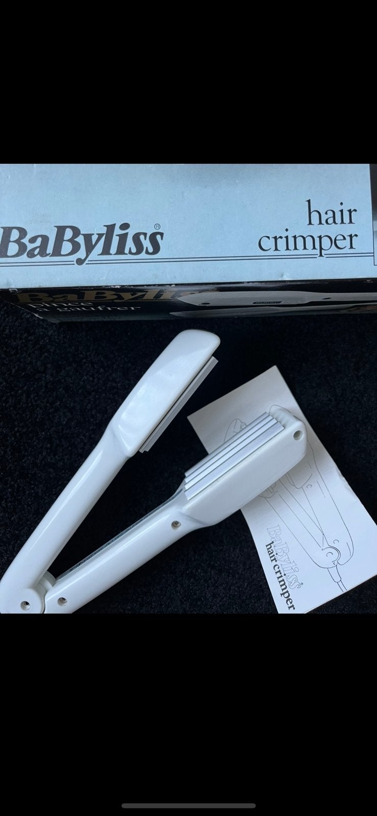 Babyliss Hair Crimper/waver, Ophalen of Verzenden, Zo goed als nieuw, Krultang of Stijltang